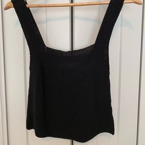 Zara cropped knit Tank